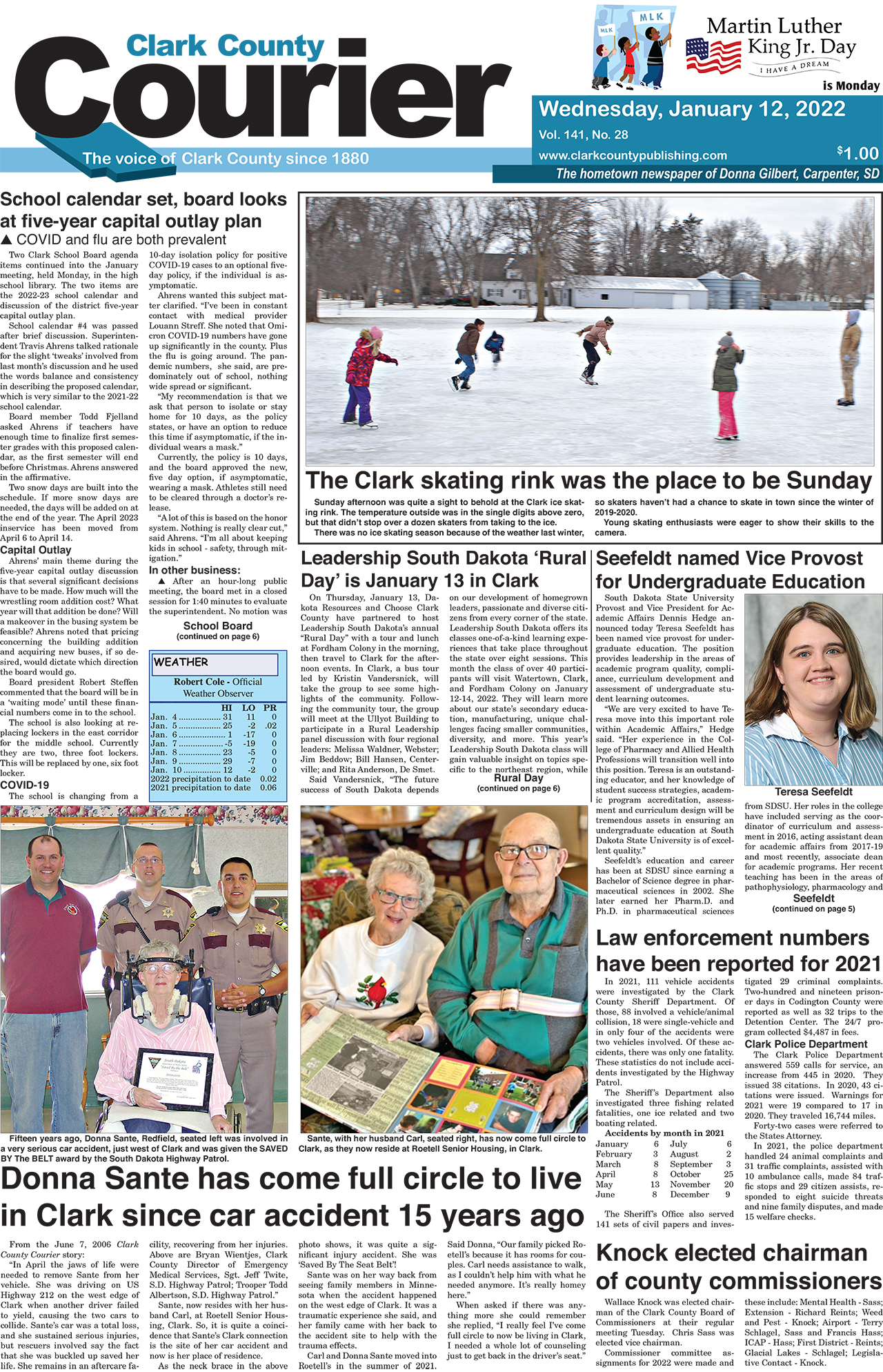 1-12-22 courier front page