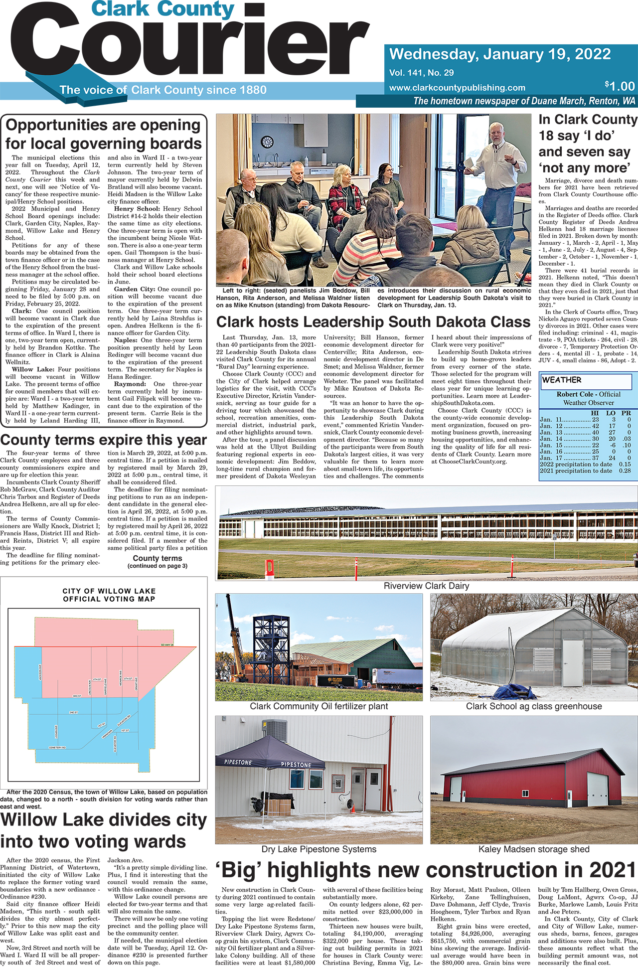 1-19-22 courier front page