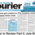 1-5 Clark Courier front page cropped