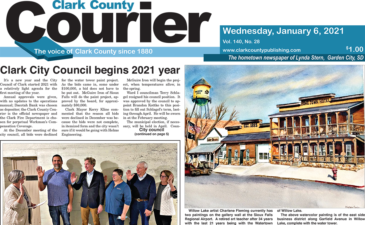 1-6 Clark Courier front page cropped