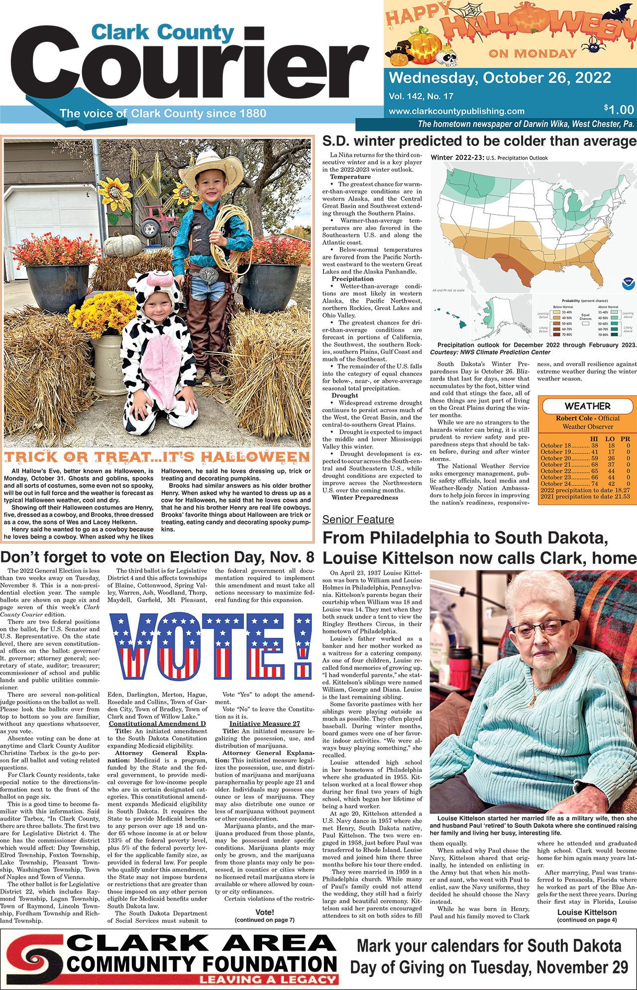 10-26-22 courier front page