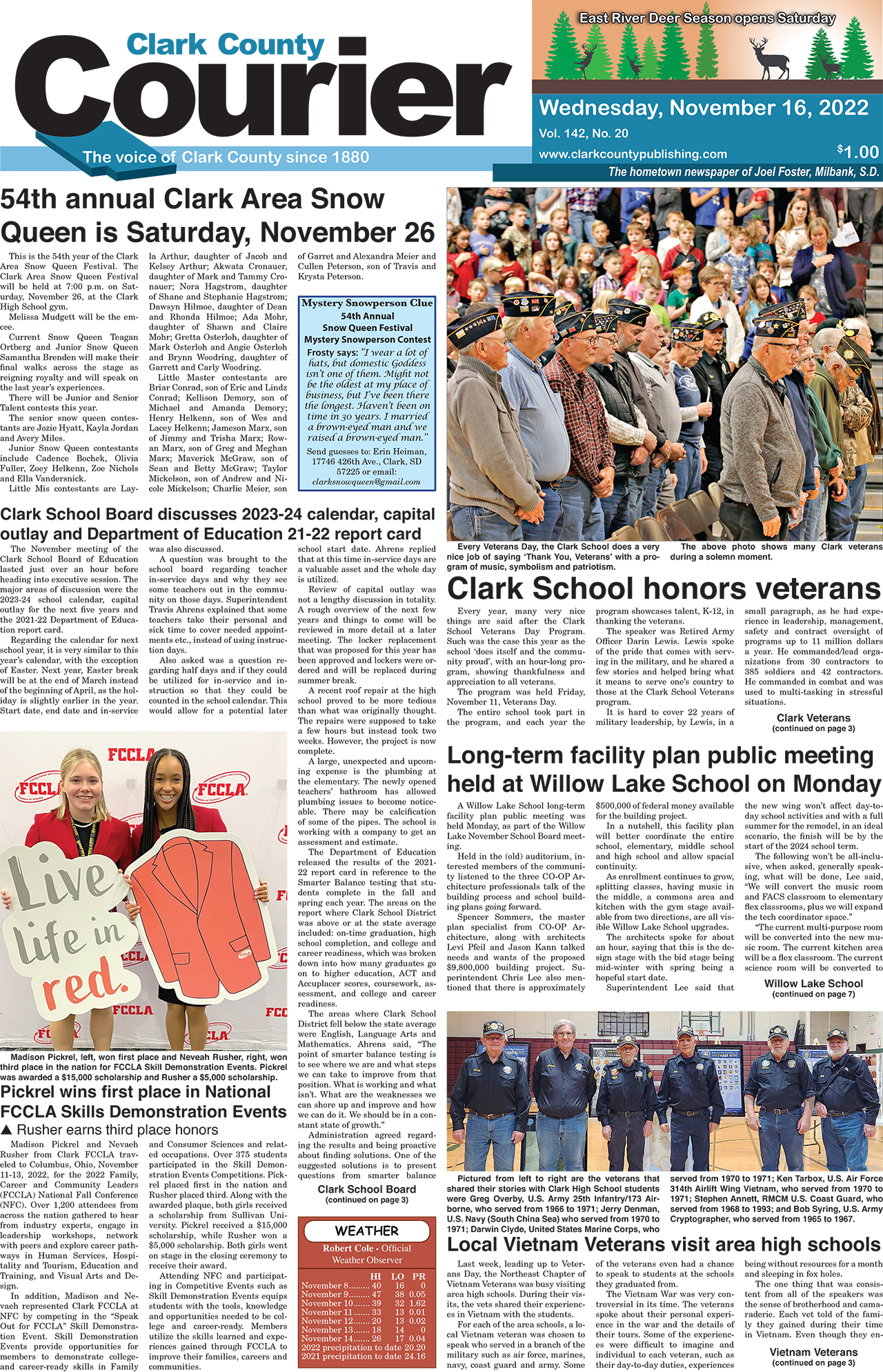 11-16-22 Courier front page