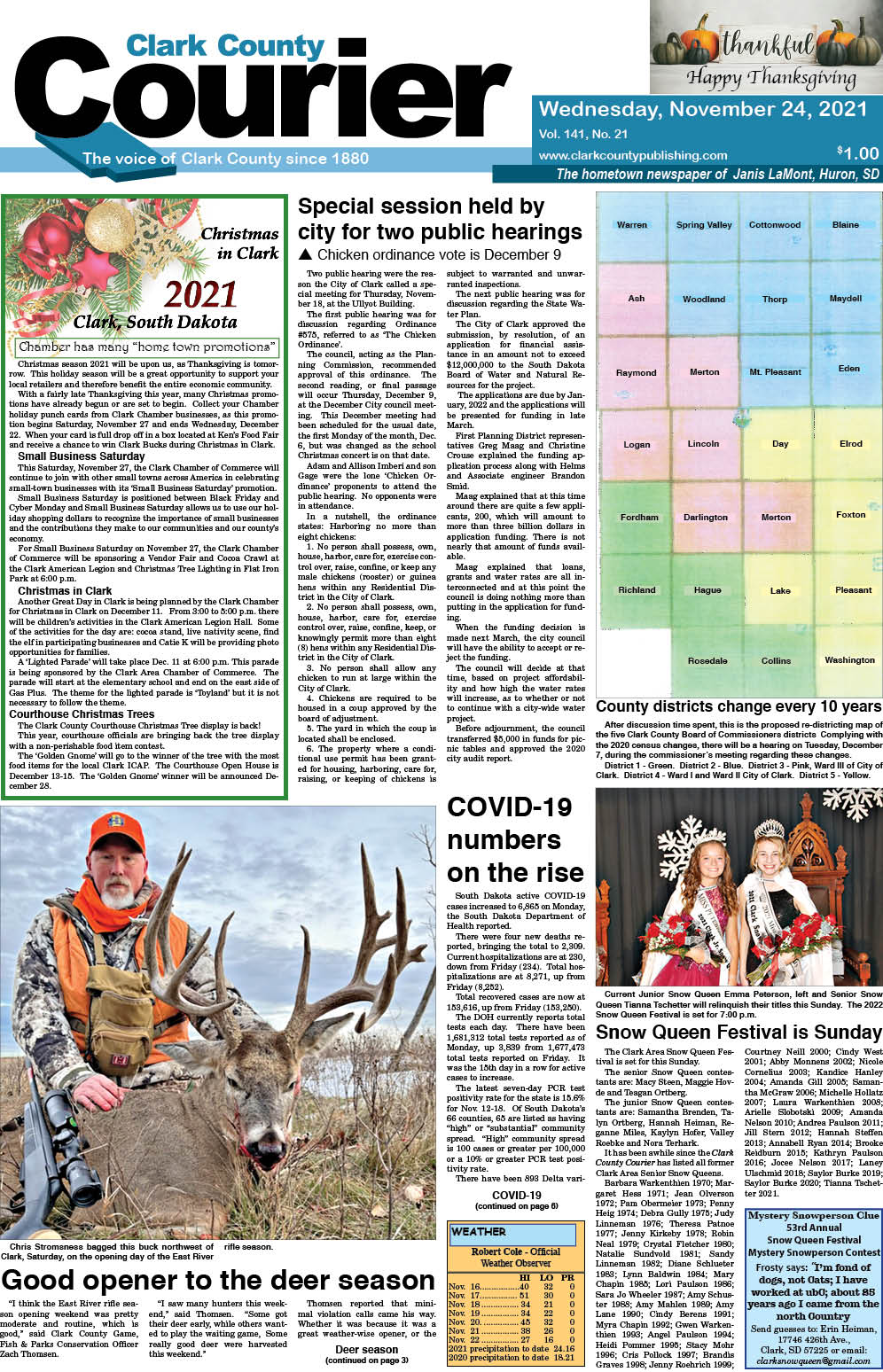11-24 courier front page