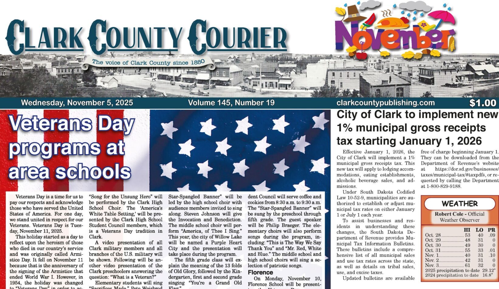 November 5, 2025 Clark County Courier