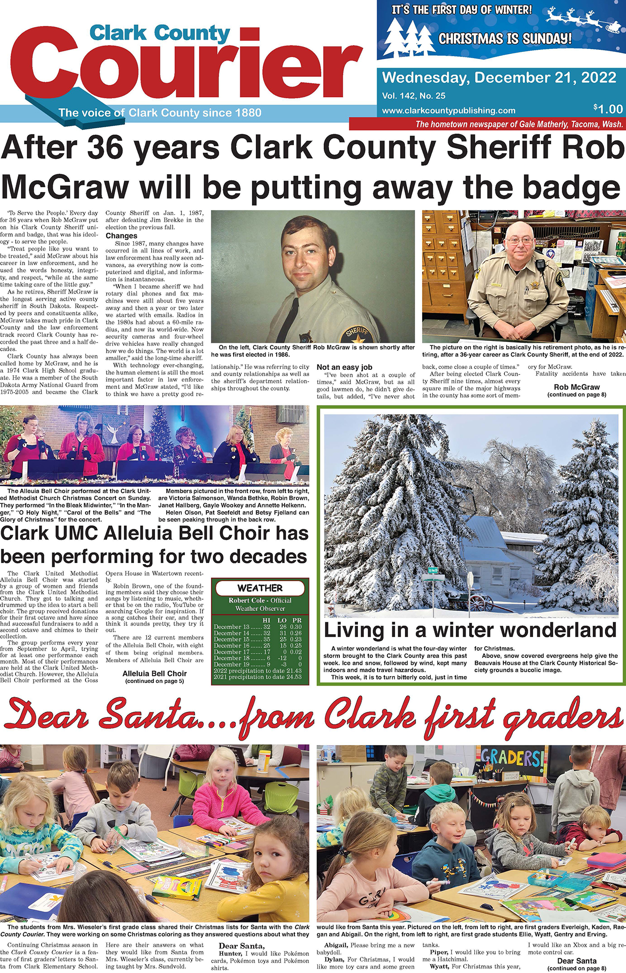 12-21-22 Courier front page