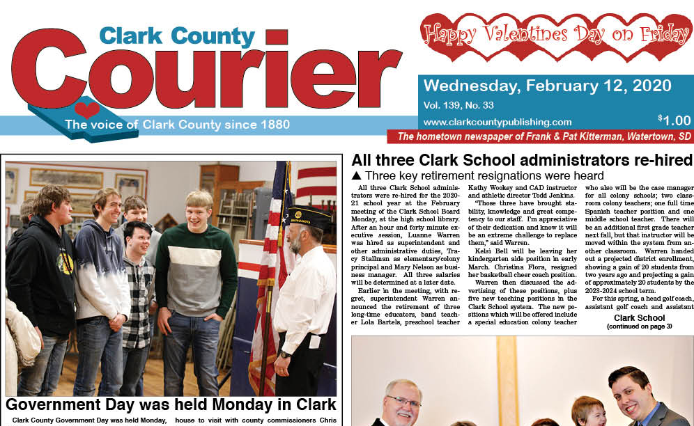 2-12 Clark Courier front pagecrop