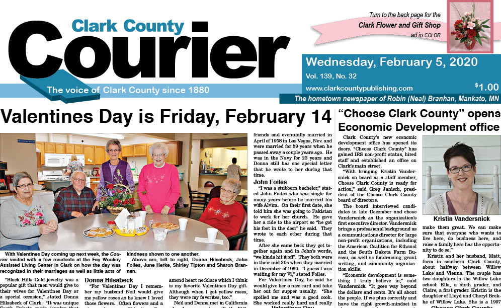 2-5 Clark Courier front pagecrop