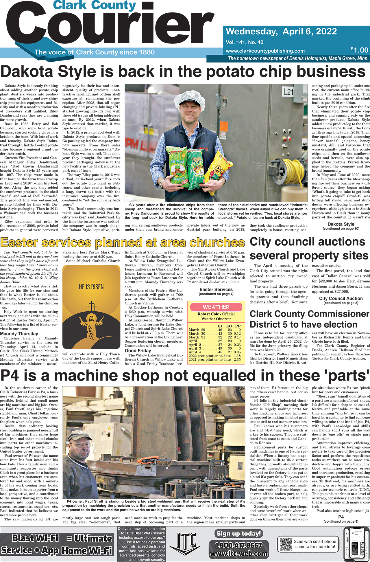 4-6-22 Courier Front page