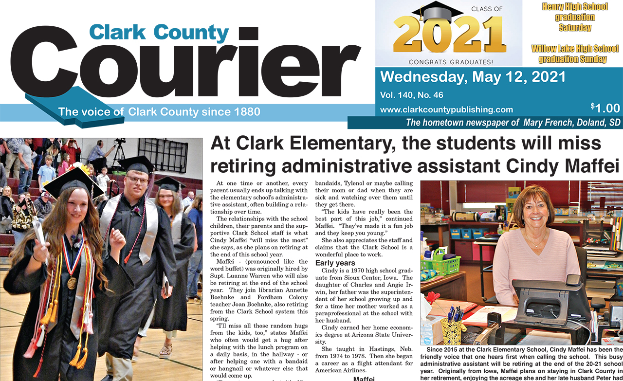 5-12 Clark Courier front page