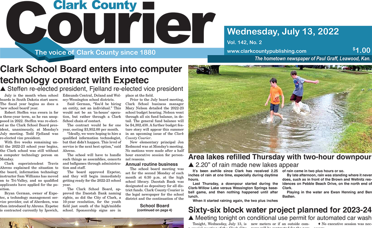 7-13-22 Courier front page cropped