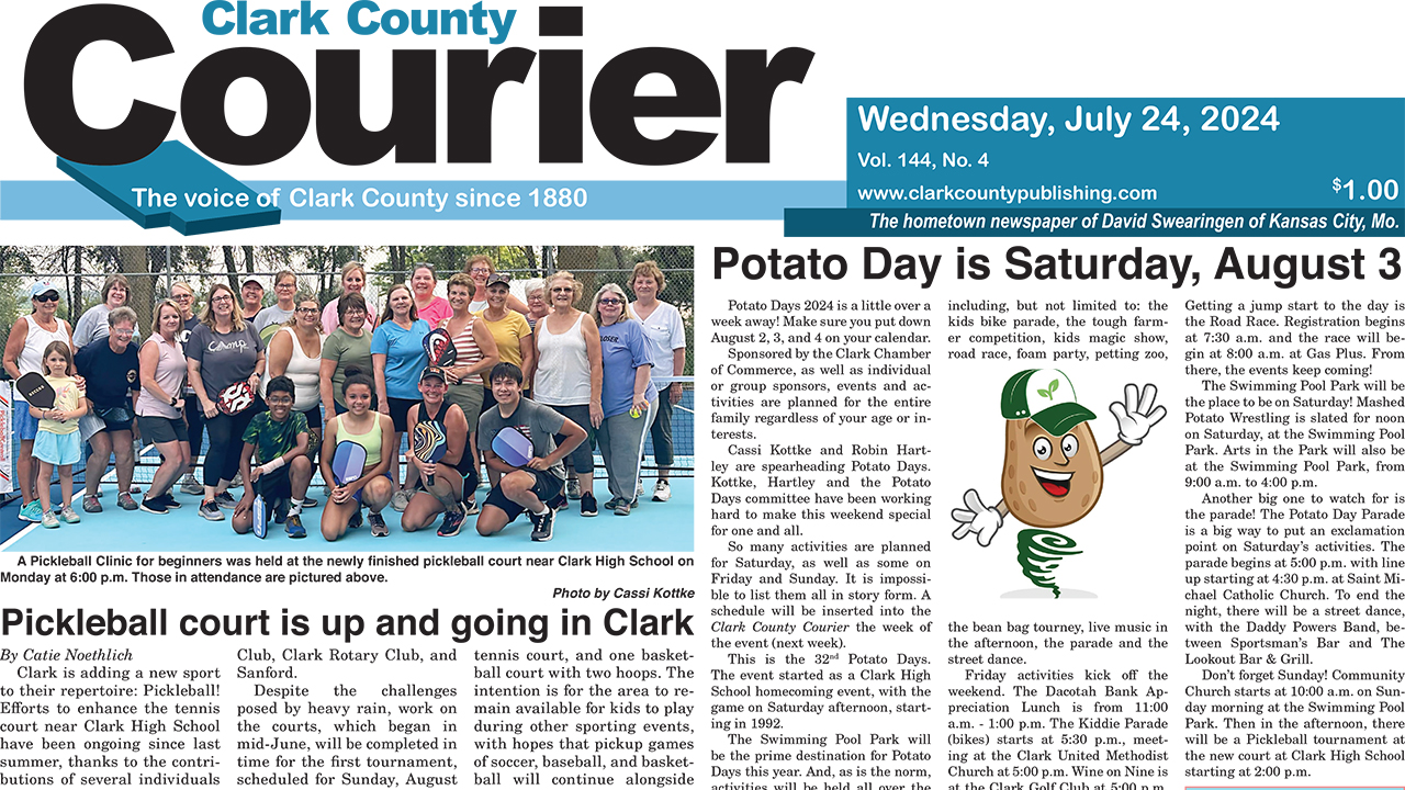 Courier front page cropped for 7-24-24