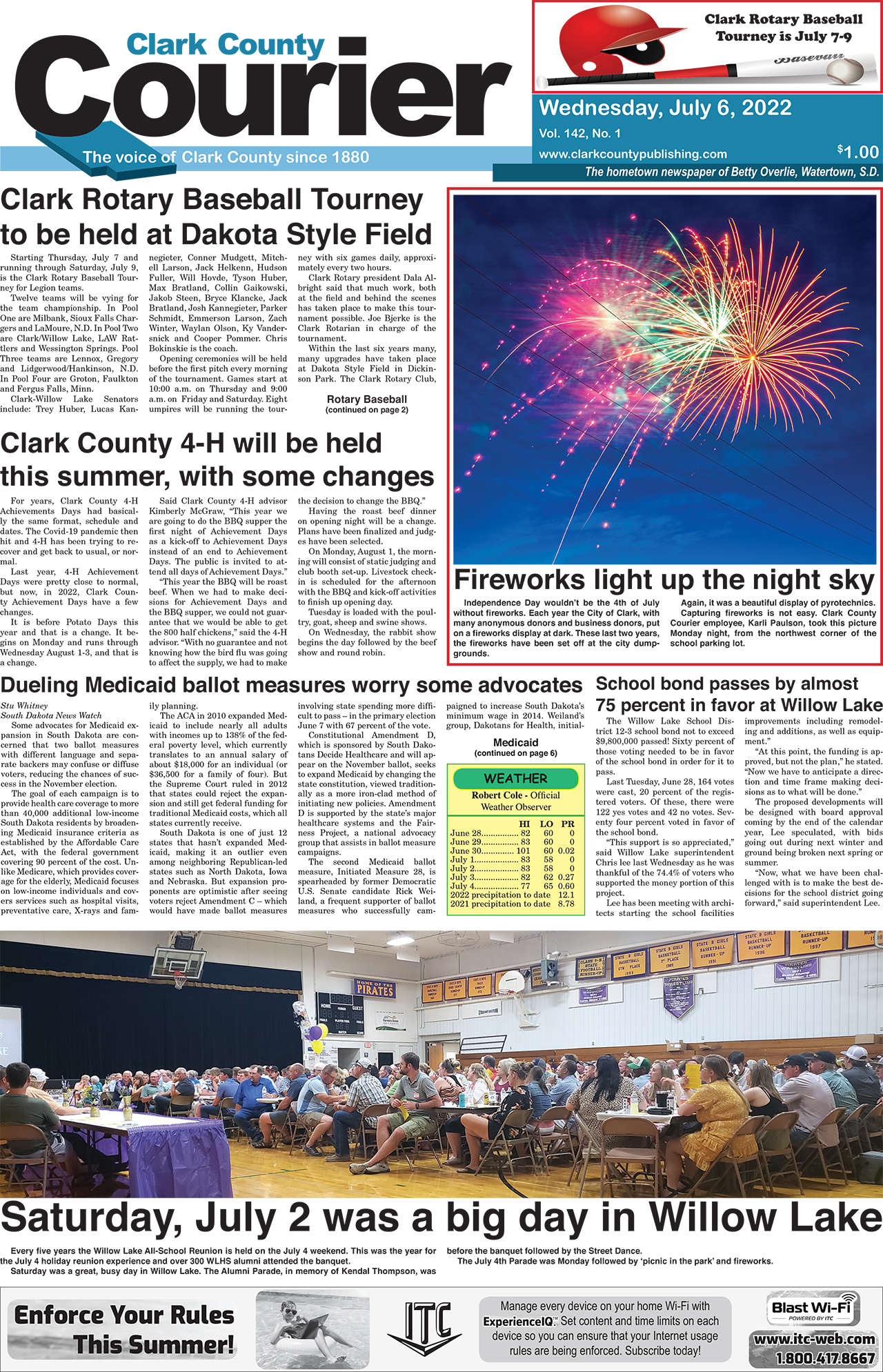 7-6-22 courier front page