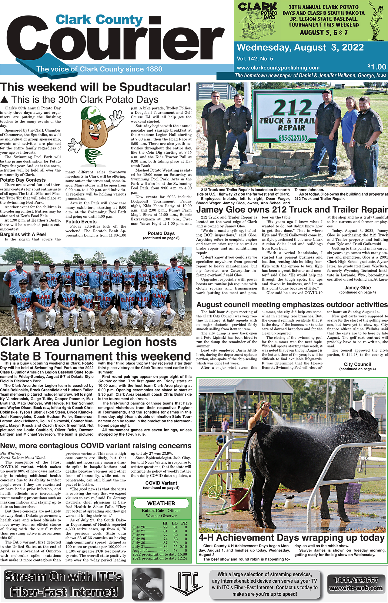 8-3-22 courier front page