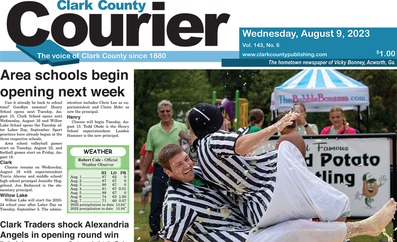 8-9-23 Clark County Courier front cropped