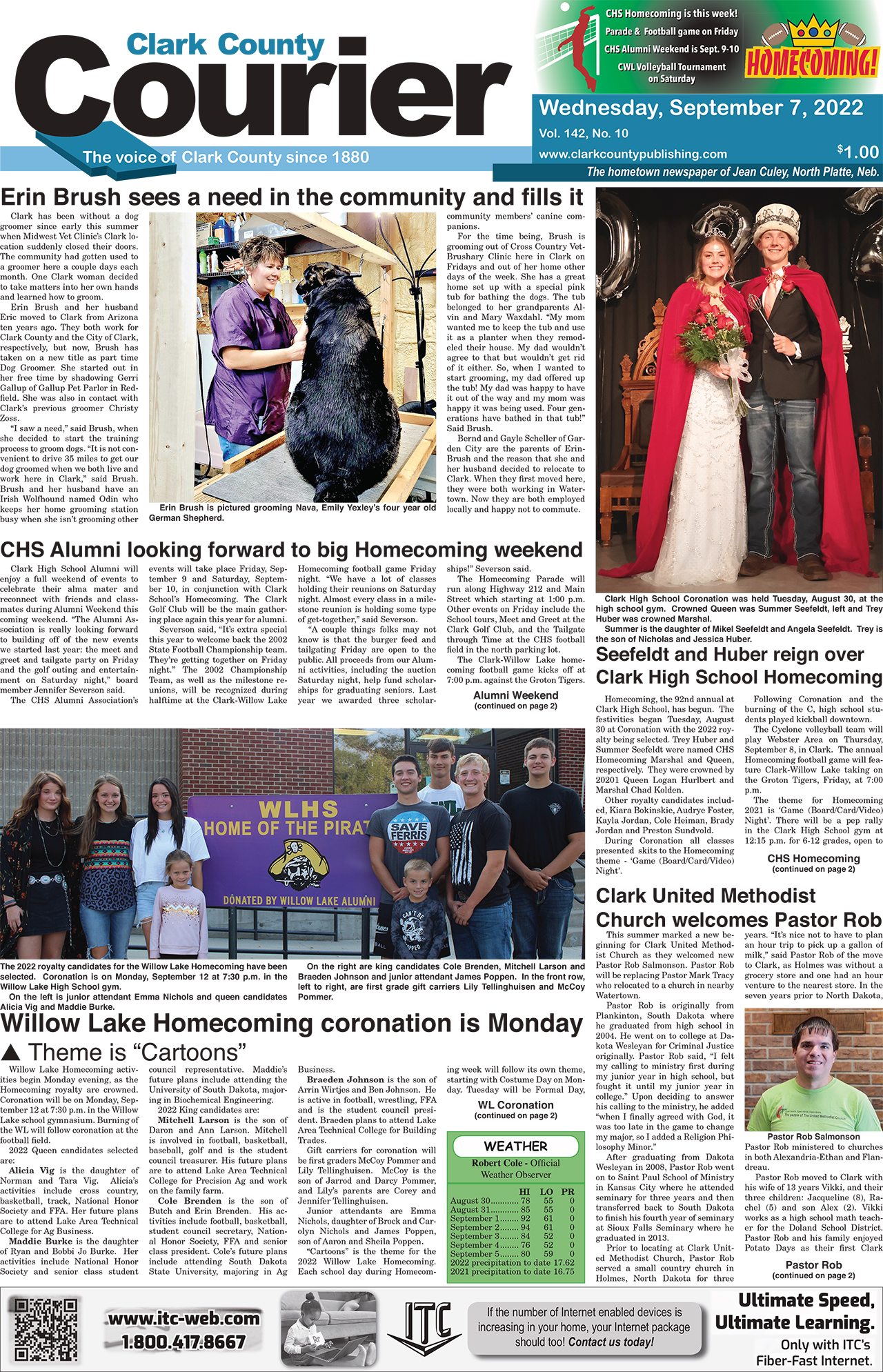 9-7-22 courier front page