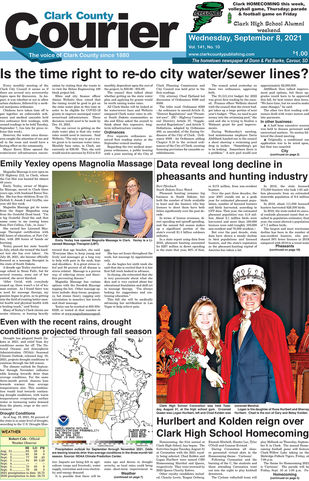 9-8-21 Courier front page