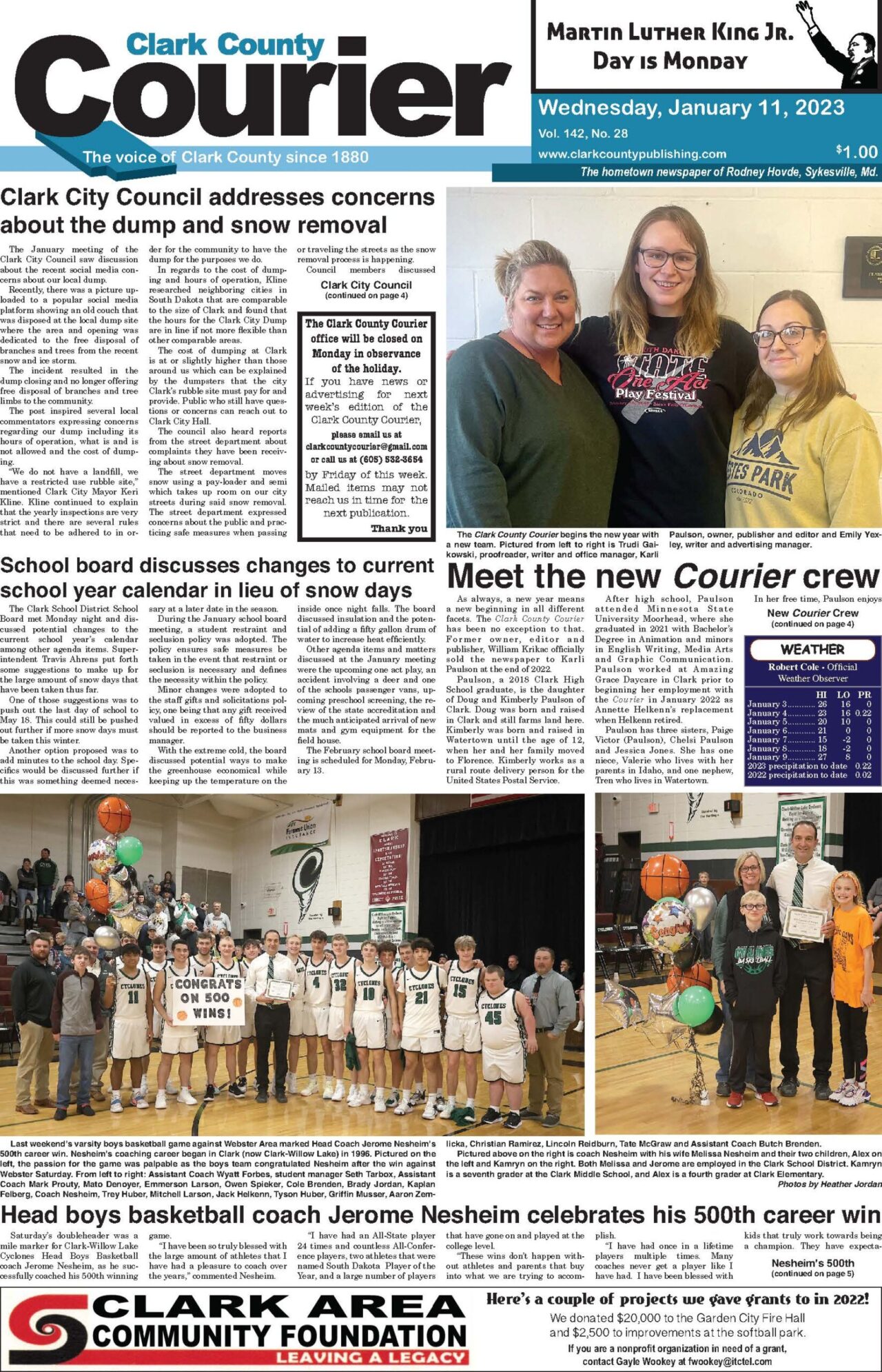 1-11-23 Courier front