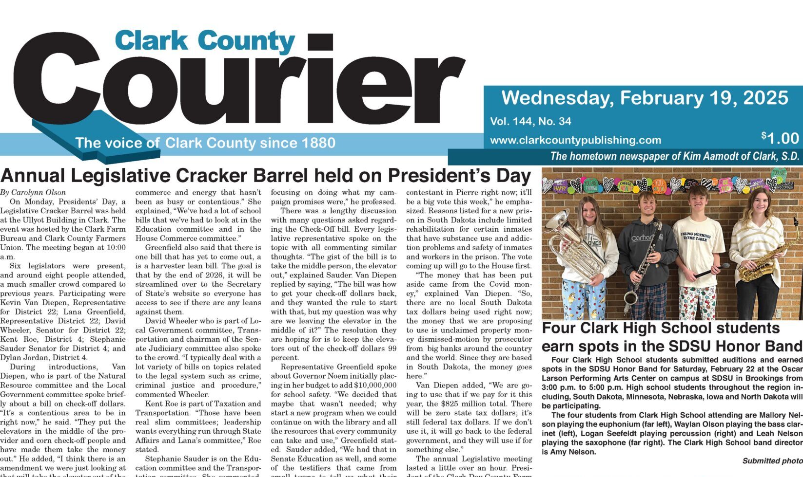 February 19, 2025 Clark County Courier