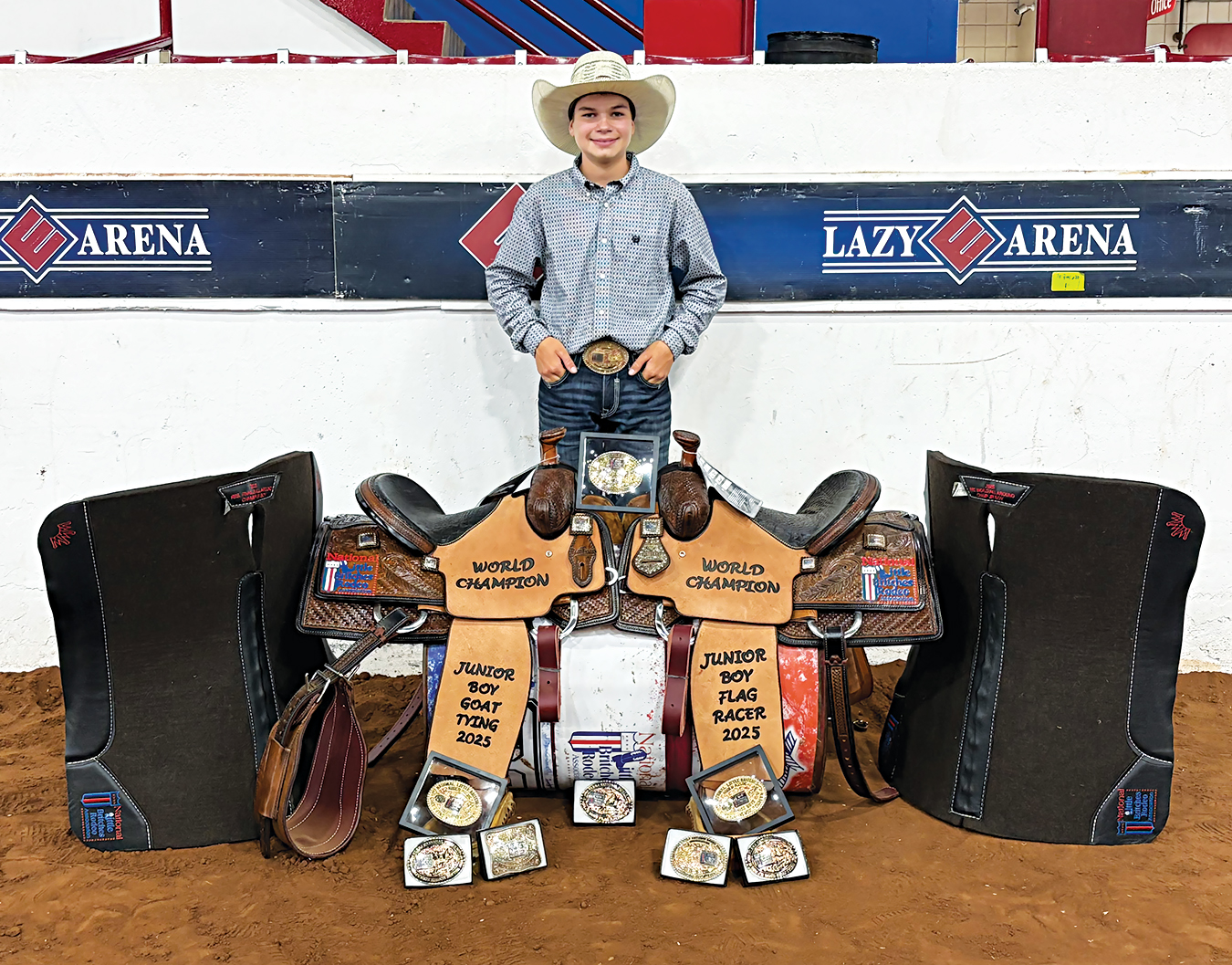 Ace Lammers of Henry wins two events at 2025 National Little Britches Rodeo