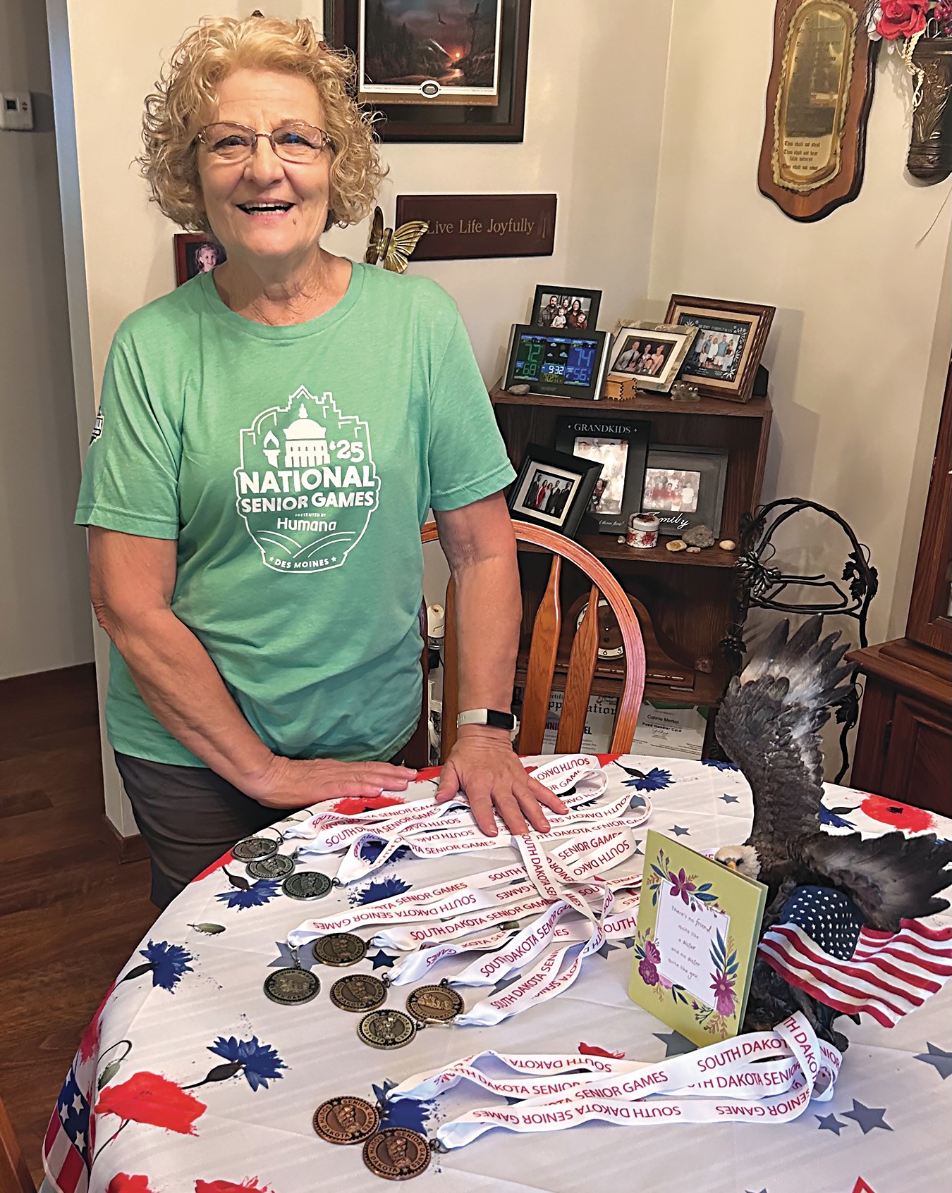 Connie Merkel sees continued success, fun in South Dakota Senior Games