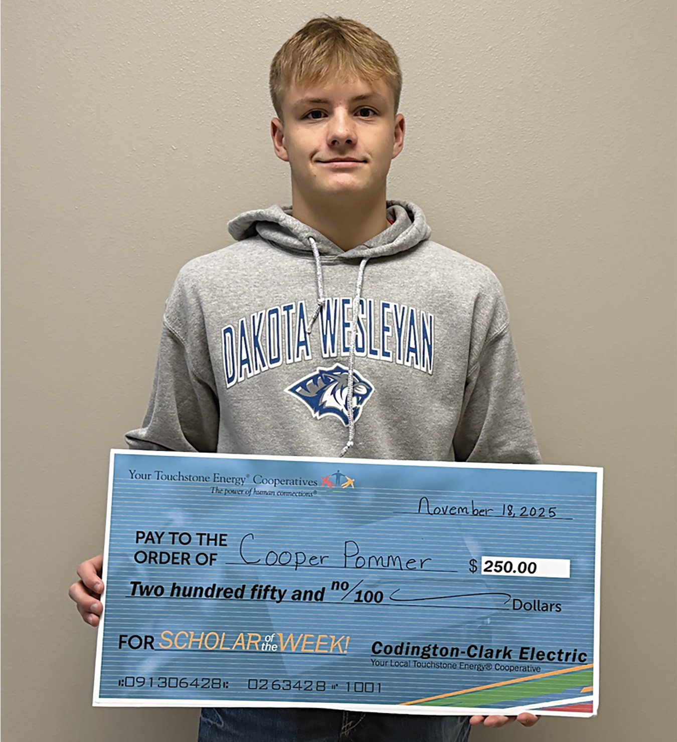 Pommer named Scholar of the Week