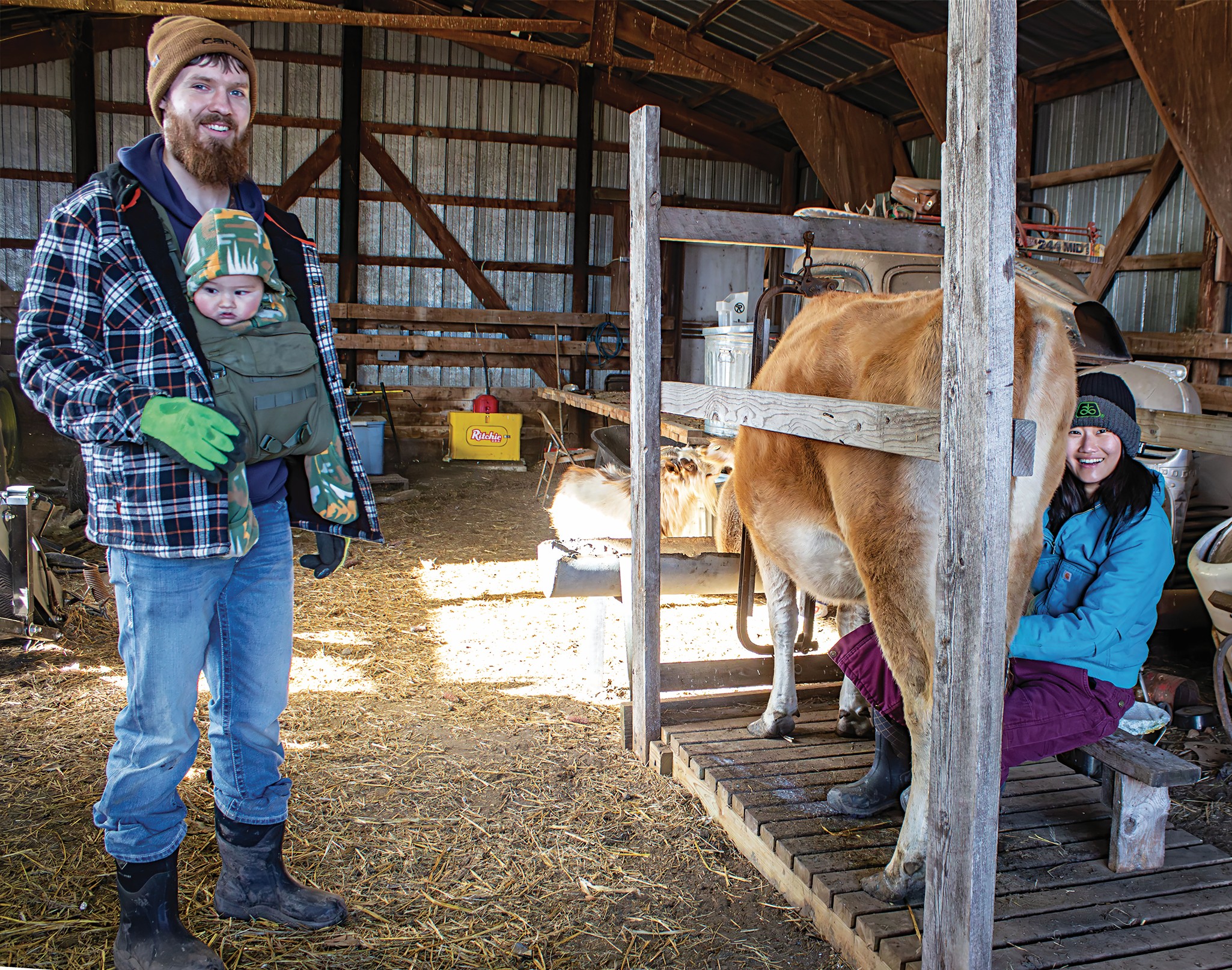 Homesteading in the 21st century series, featuring the Caleb and Sara Hansen family