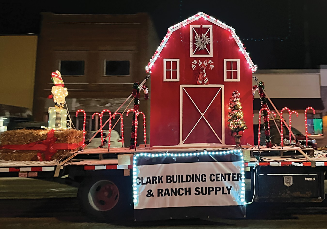 ‘Candy Cane Lane’ was the theme of Christmas in Clark’s Lighted Parade