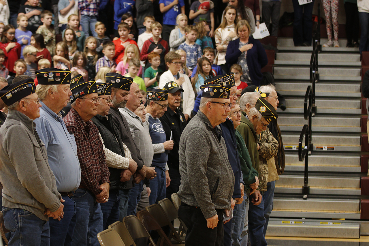 veterans standing