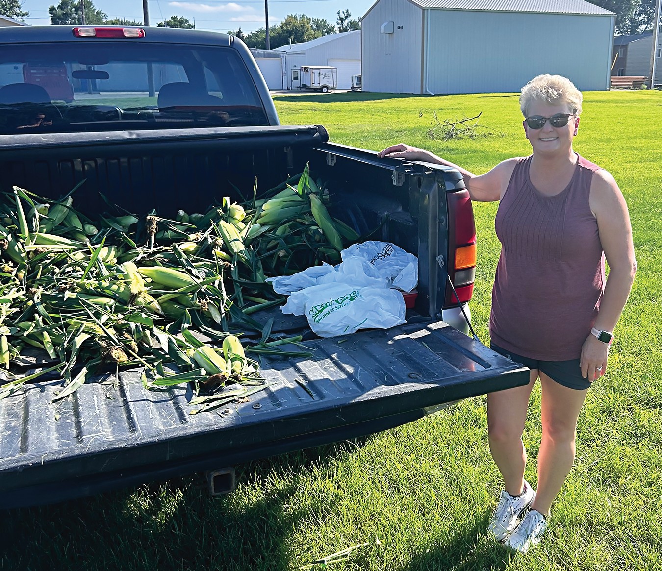 Three generations of Kranz/Nelson family sweet corn