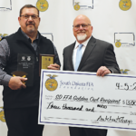 Dan Tonak named Ag Educator of the Year, South Dakota Golden Owl Award grand prize winner