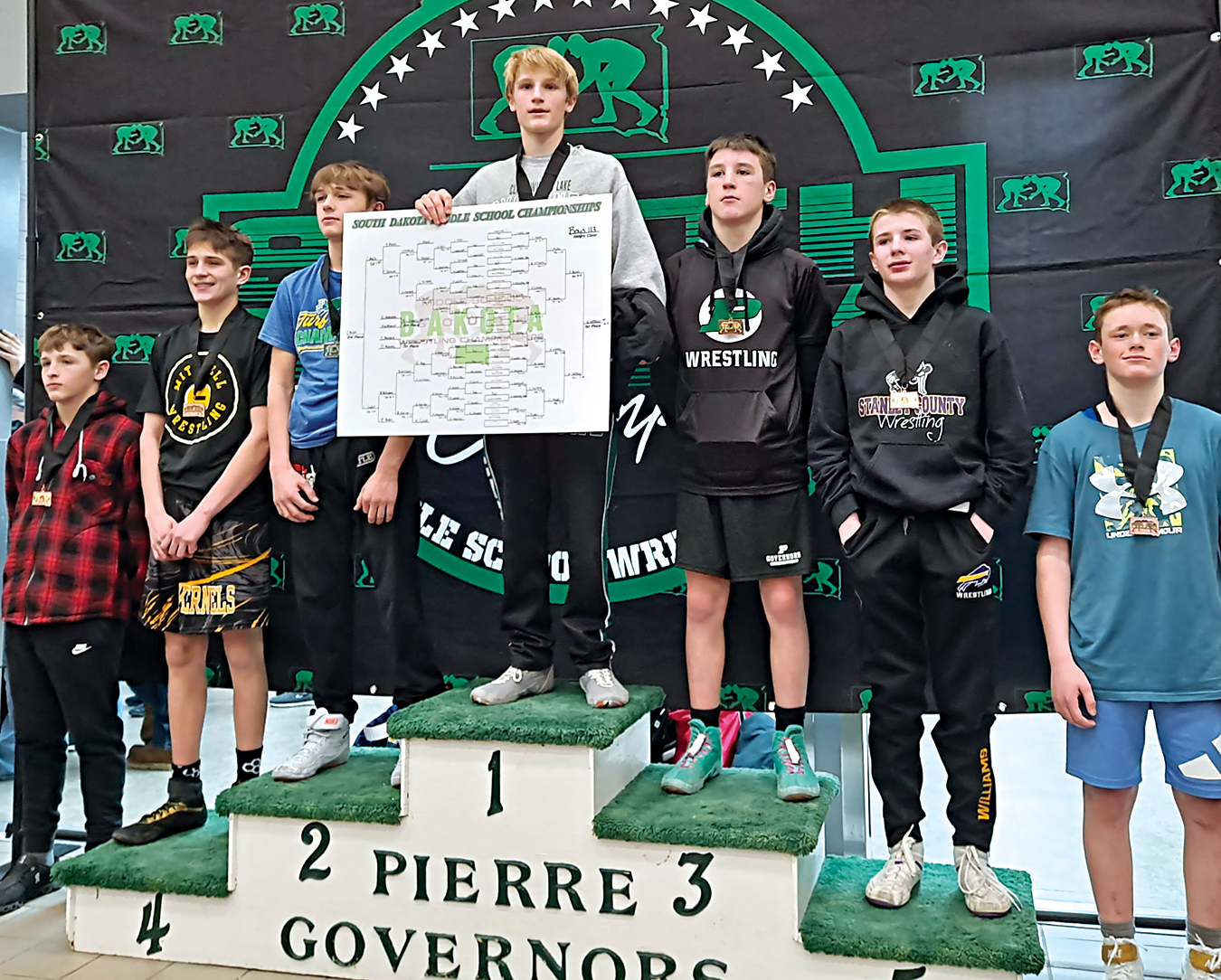 Wookey earns South Dakota middle school wrestling title